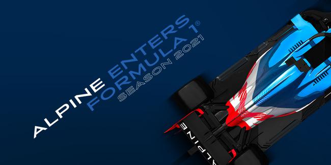 雷诺F1车队将在2021赛季更名为Alpine