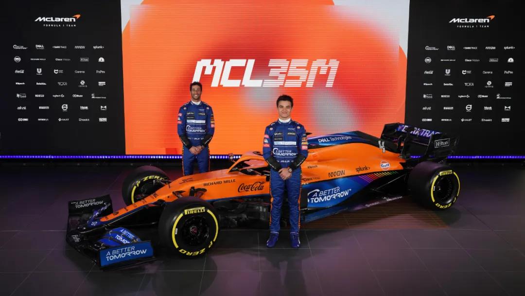 2021赛季首辆F1新车发布，迈凯伦MCL35M亮相