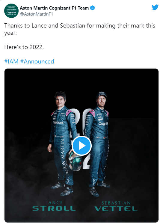 2022F1阿斯顿马丁车手已确认：周冠宇能否获得最后一个席位近期揭晓