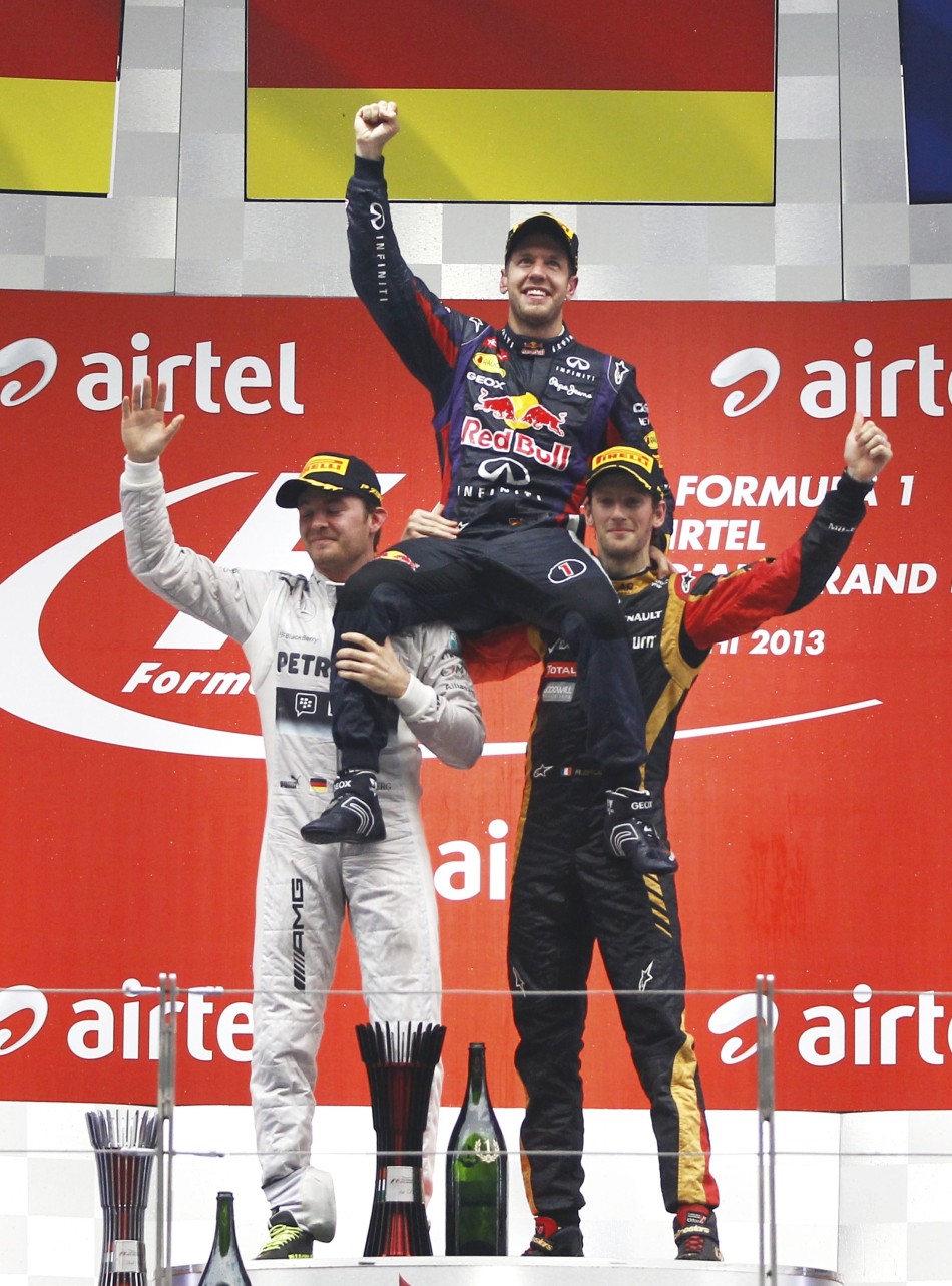 2013赛季F1年度总冠军维特尔印度站提前卫冕