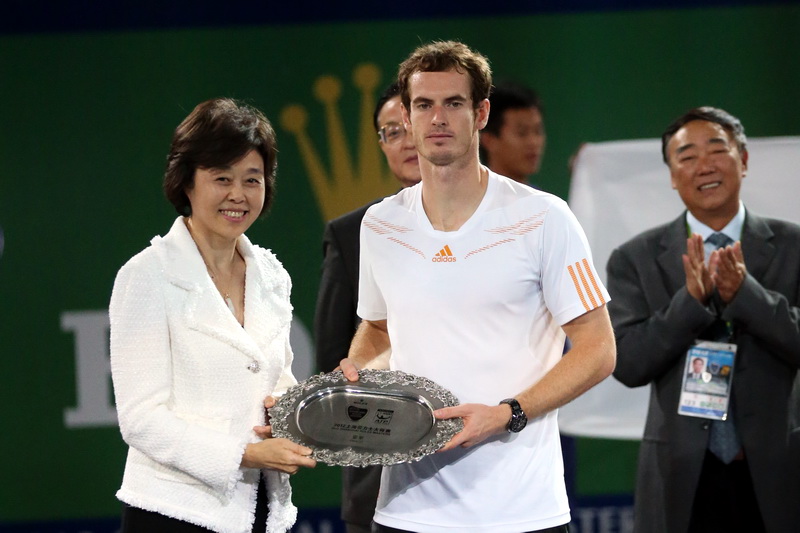 2012年上海网球男子单打颁奖典礼