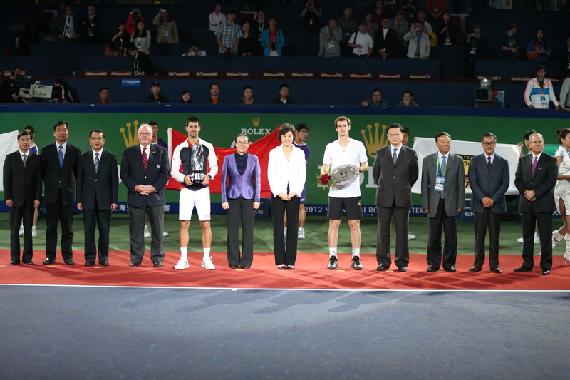 2012年上海网球男子单打颁奖典礼