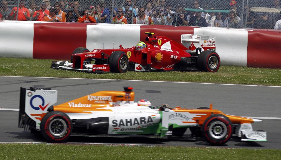 2012F1加拿大站正赛日现场精彩美图