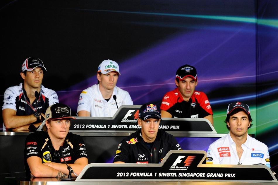 2012F1新加坡站周四精彩图片