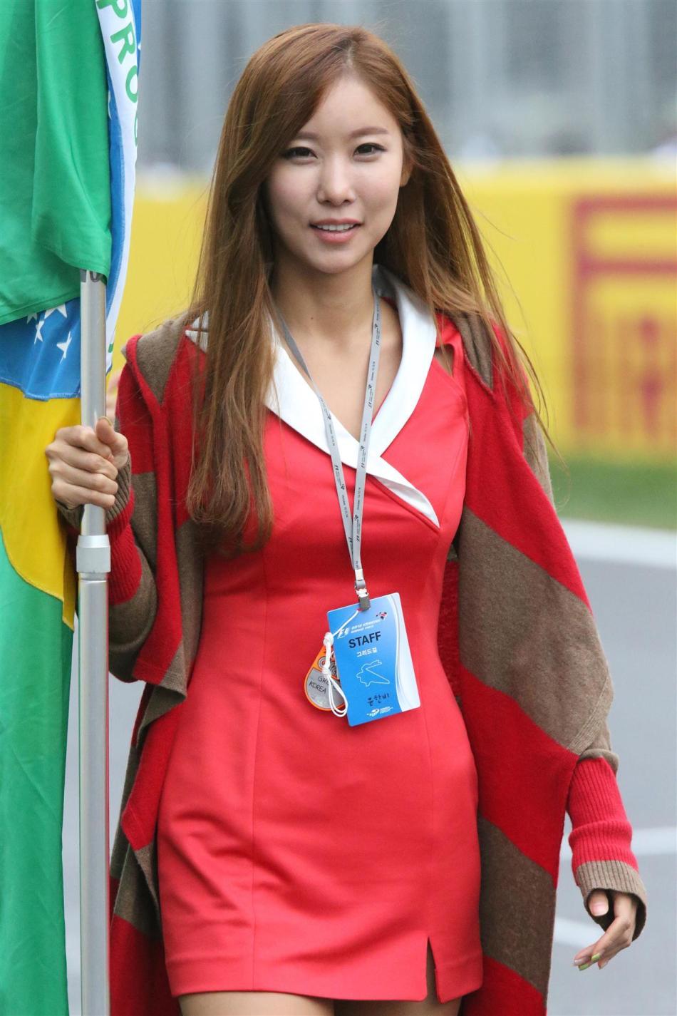 F1韩国站赛车美女宝贝