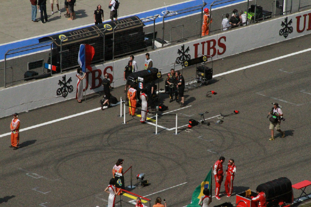 2013F1中国大奖赛正赛比赛现场花絮