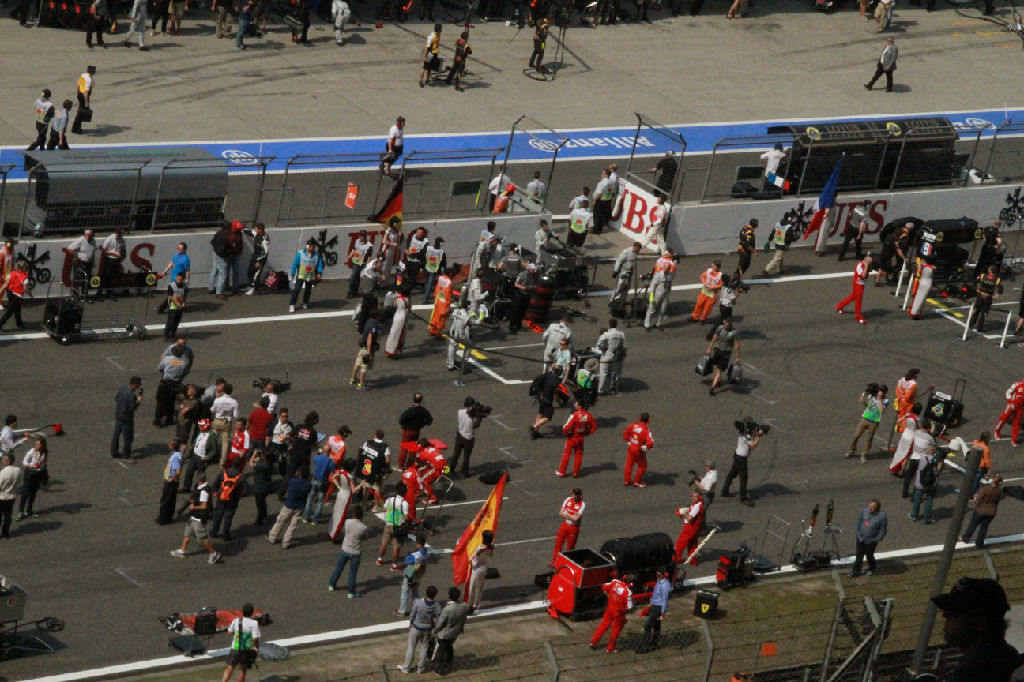 2013F1中国大奖赛正赛比赛现场花絮